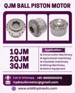 QJM Spherical Piston Hydraulic Motor Manufacturer in Ahmedabad Mumbai Pune Chennai Bangalore Hyderabad Delhi Nashik Kolkata Nagpur Coimbatore India